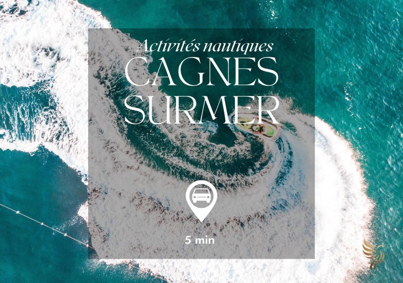 L'Appaloosa De Mer-Pool Tennis Parking-Sea View - -Capitalchic Services Cagnes Sur Me Εξωτερικό φωτογραφία