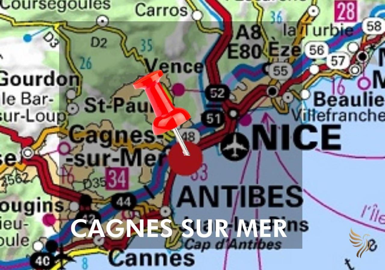 L'Appaloosa De Mer-Pool Tennis Parking-Sea View - -Capitalchic Services Cagnes Sur Me Εξωτερικό φωτογραφία
